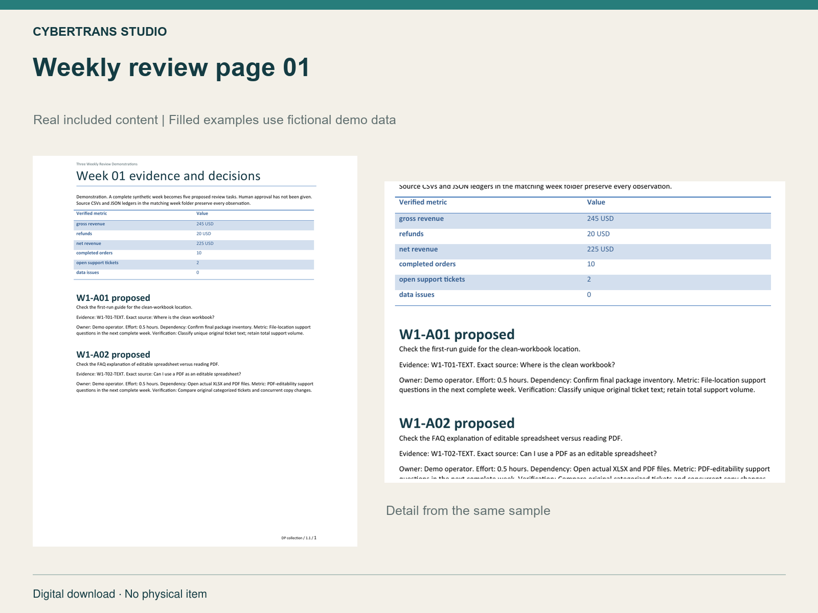 Weekly review page 01