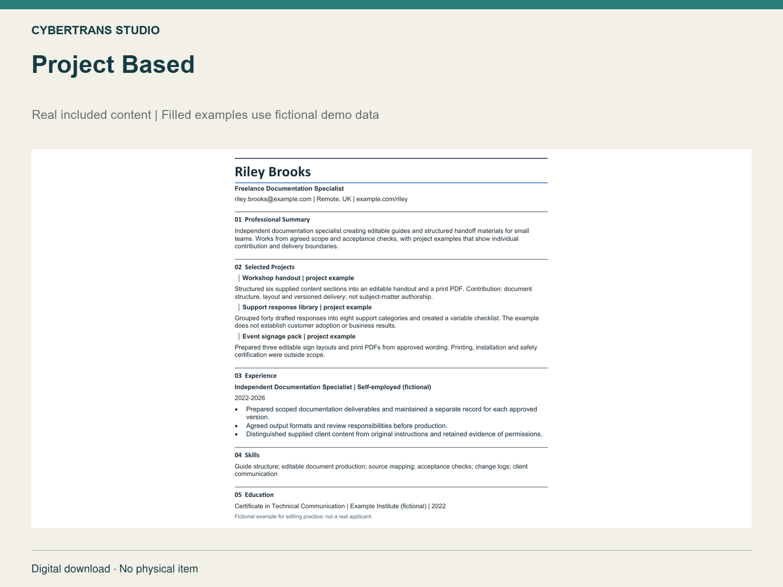 Project Based