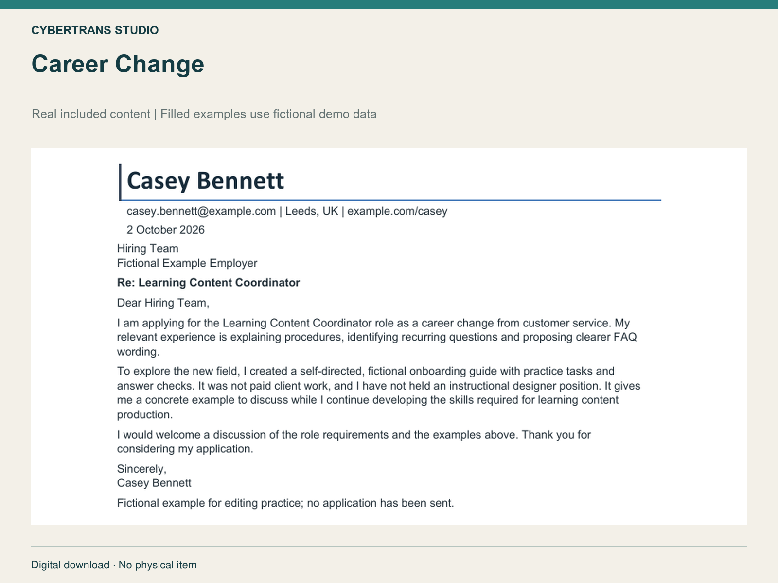 Career Change