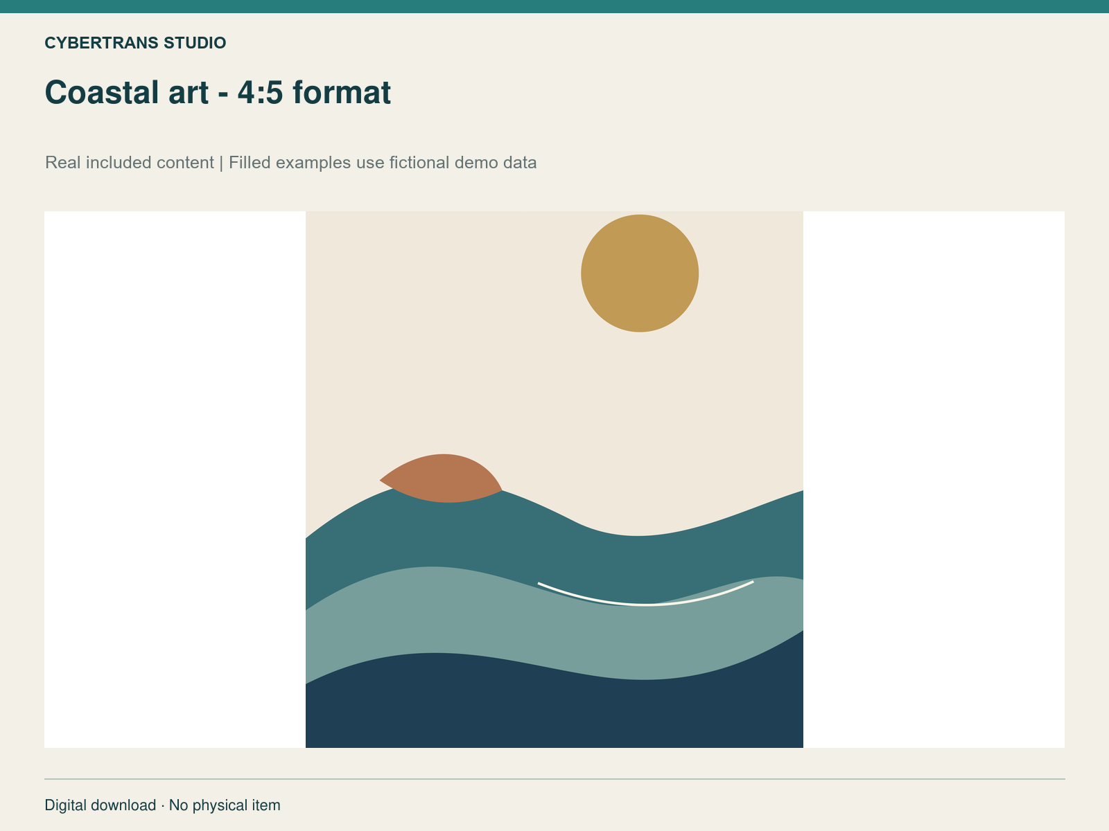 Coastal art - 4:5 format