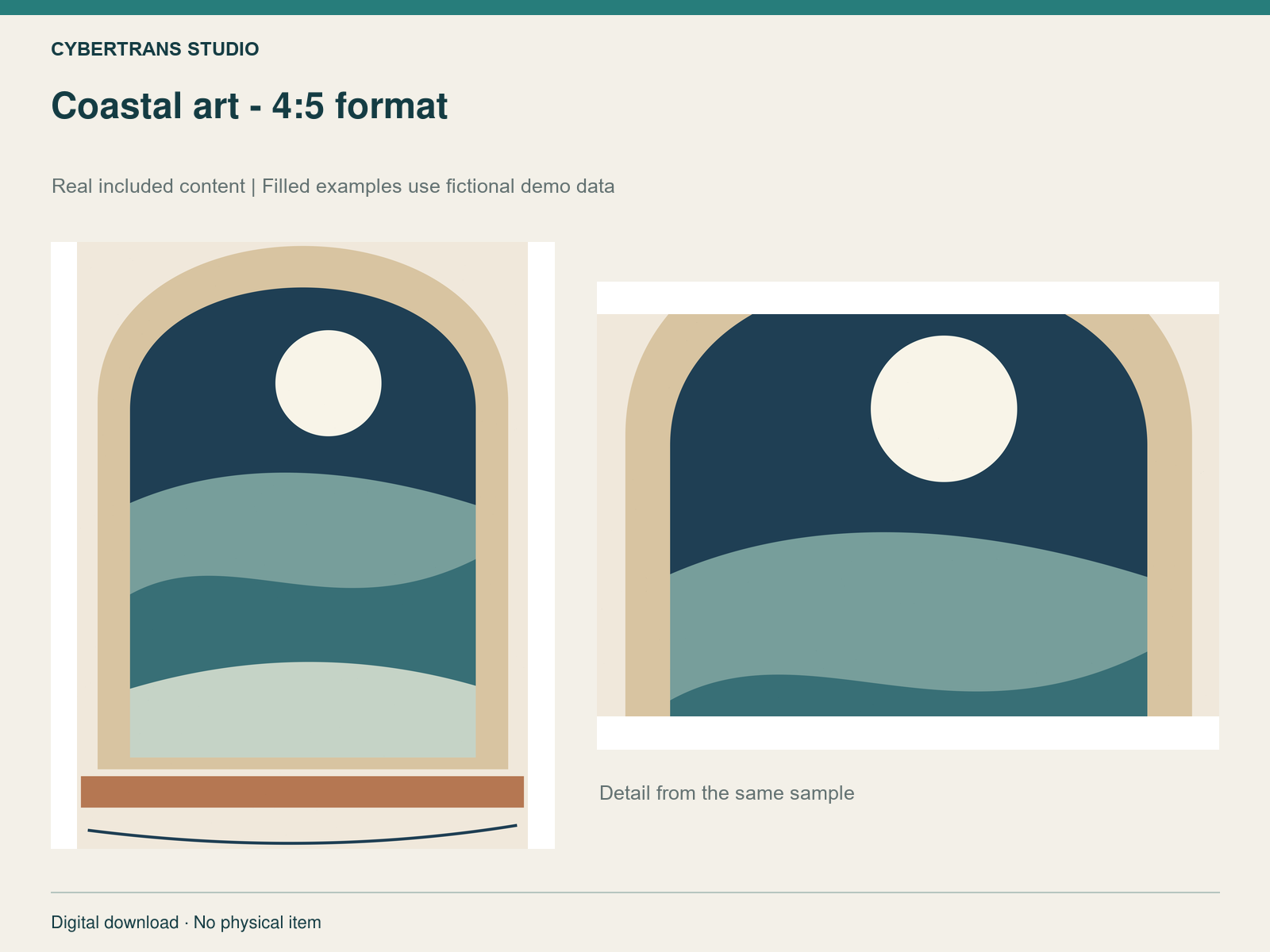 Coastal art - 4:5 format