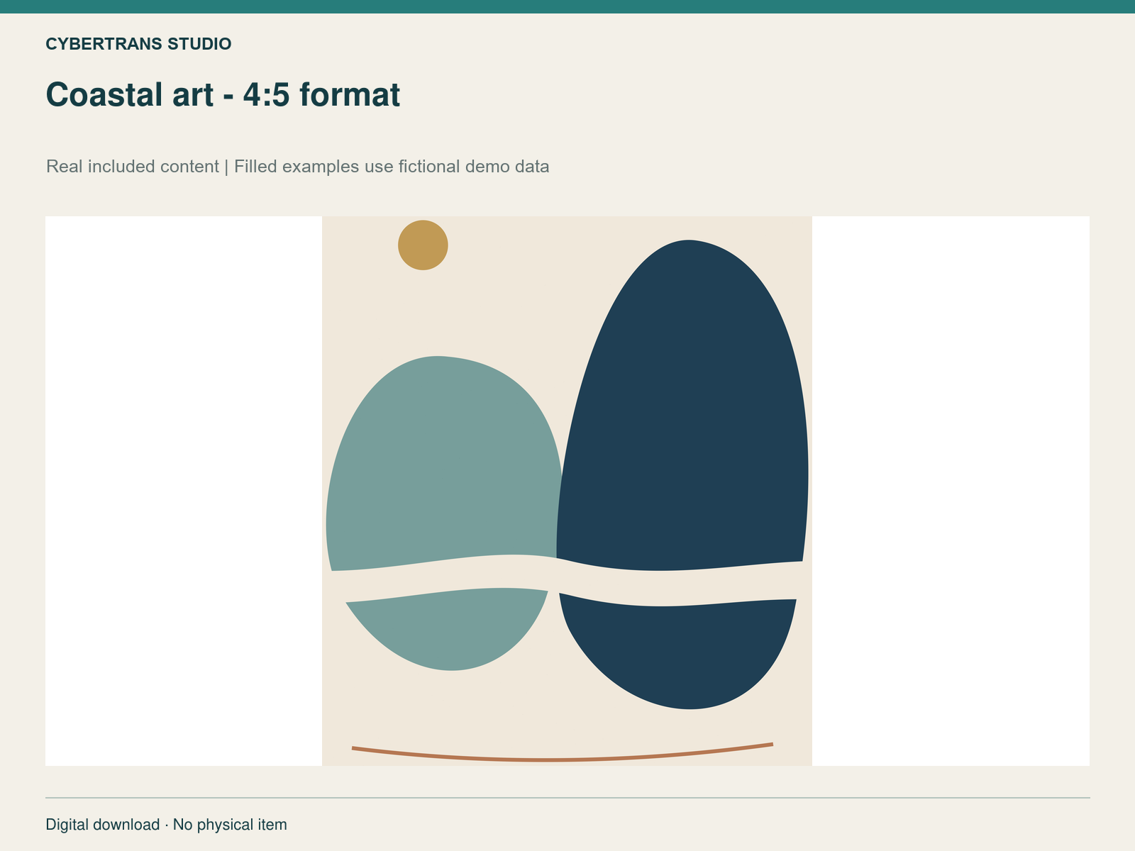 Coastal art - 4:5 format