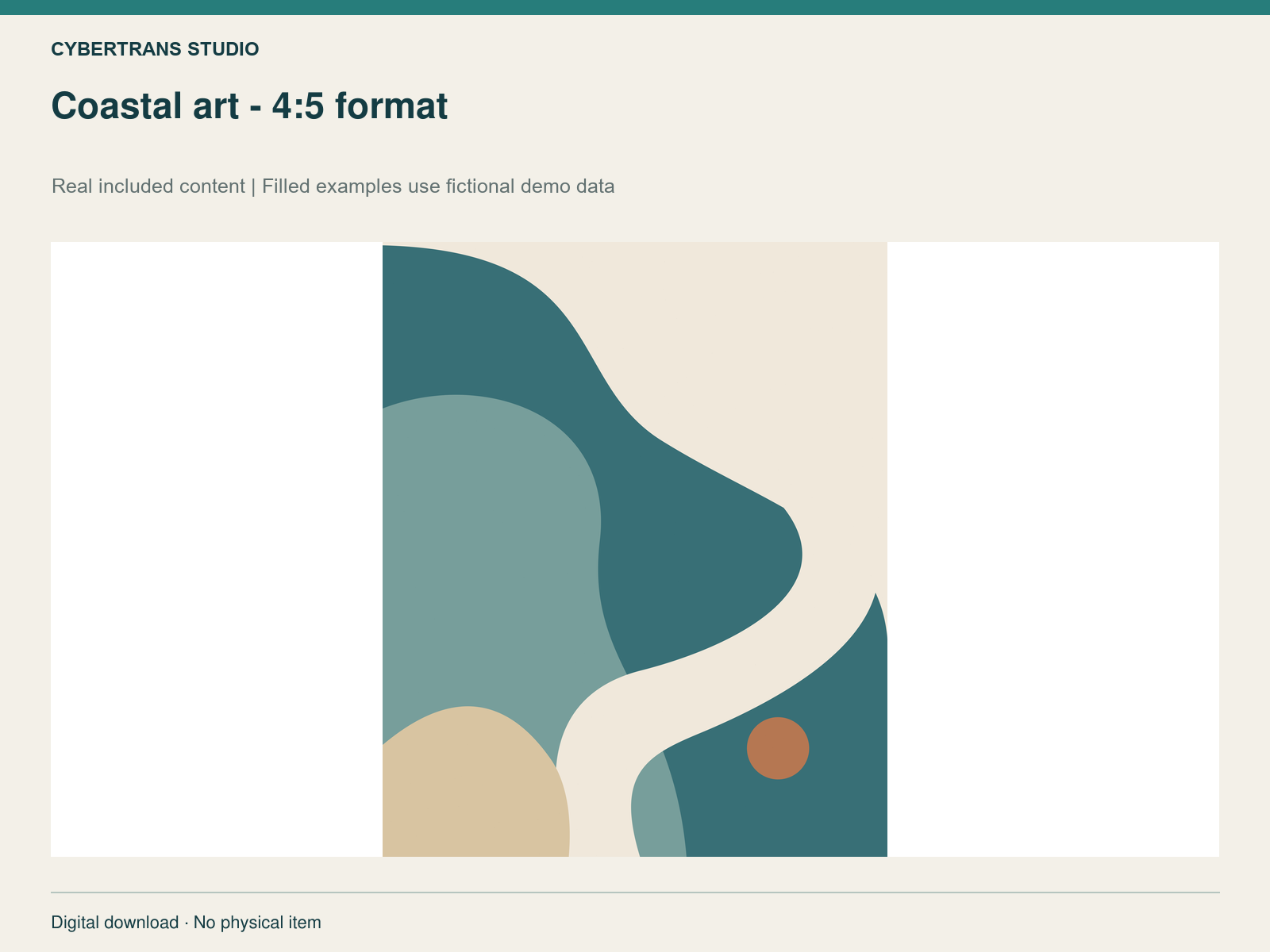Coastal art - 4:5 format