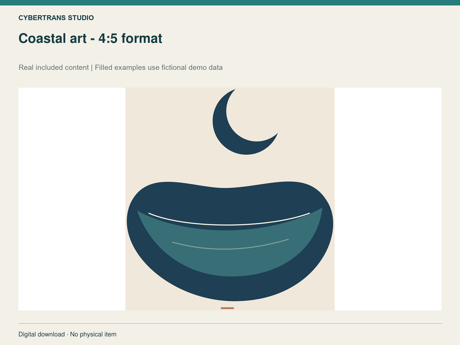 Coastal art - 4:5 format