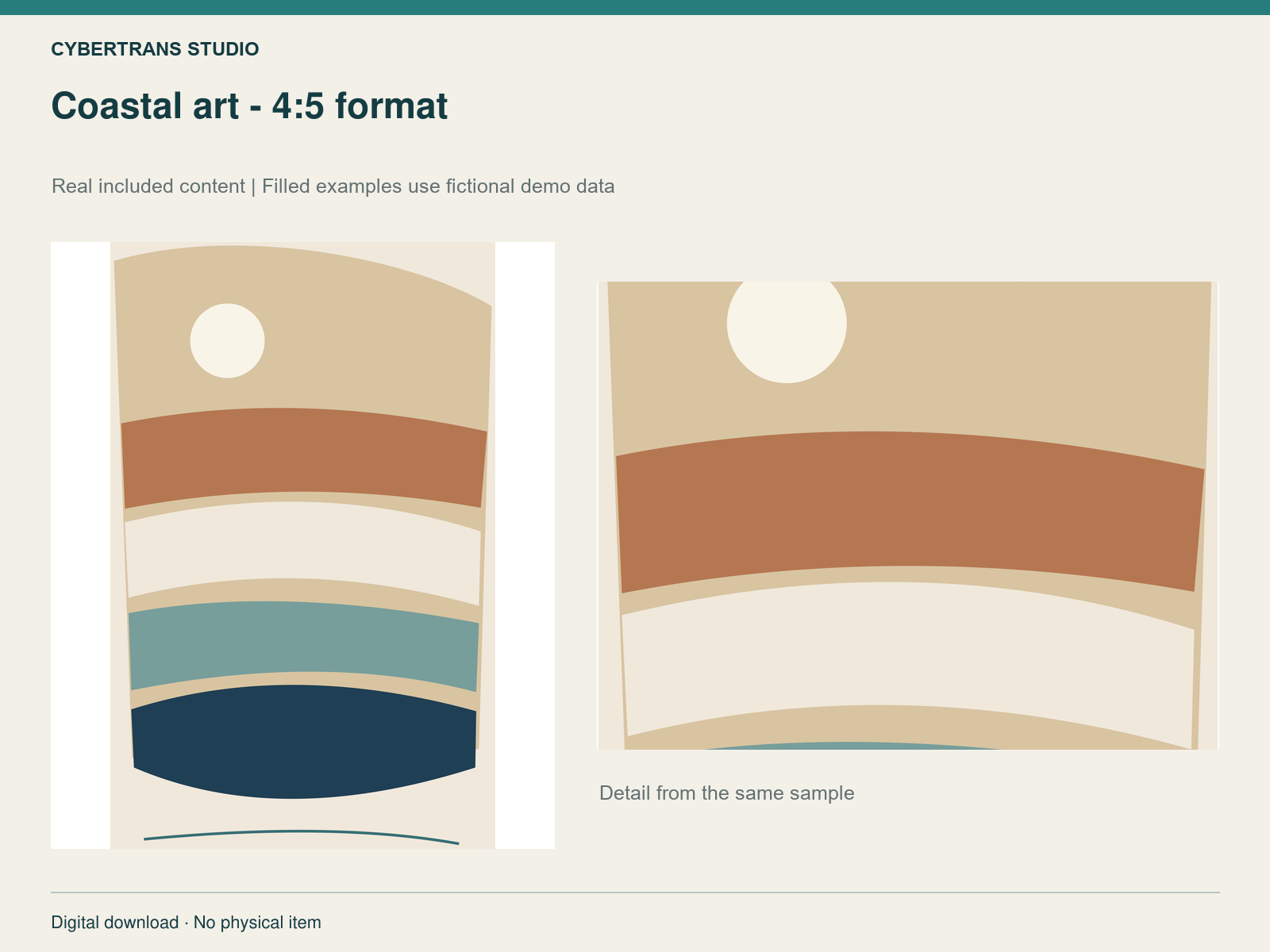 Coastal art - 4:5 format
