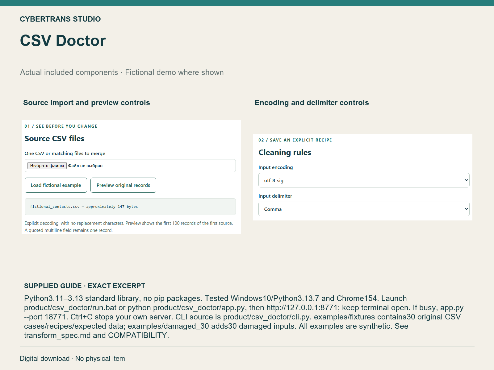 CSV Doctor