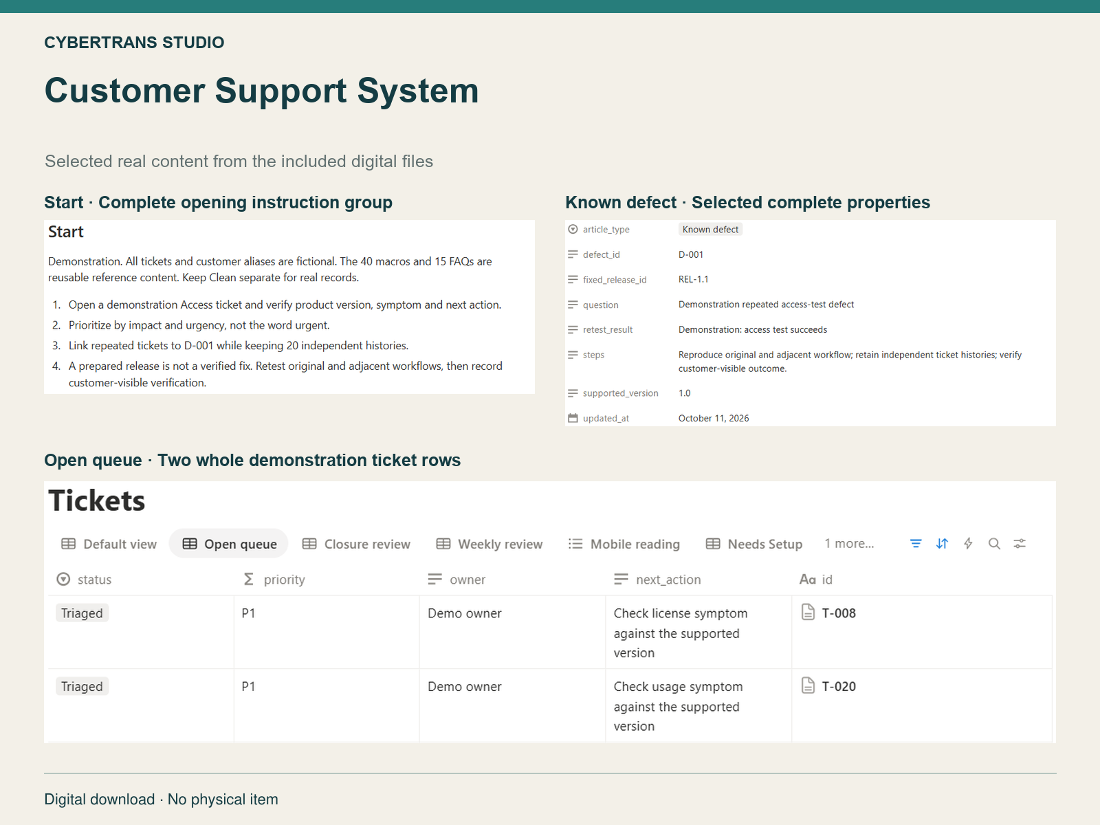 Customer Support System
