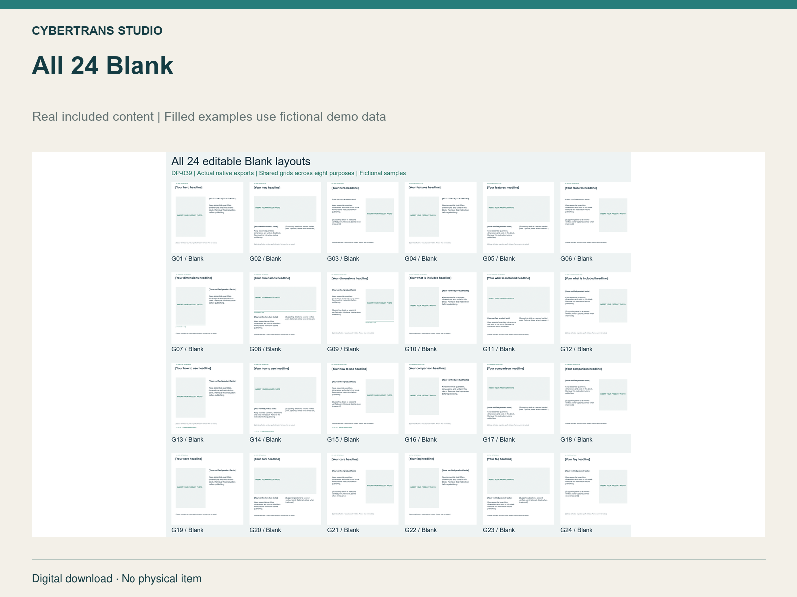 All 24 Blank