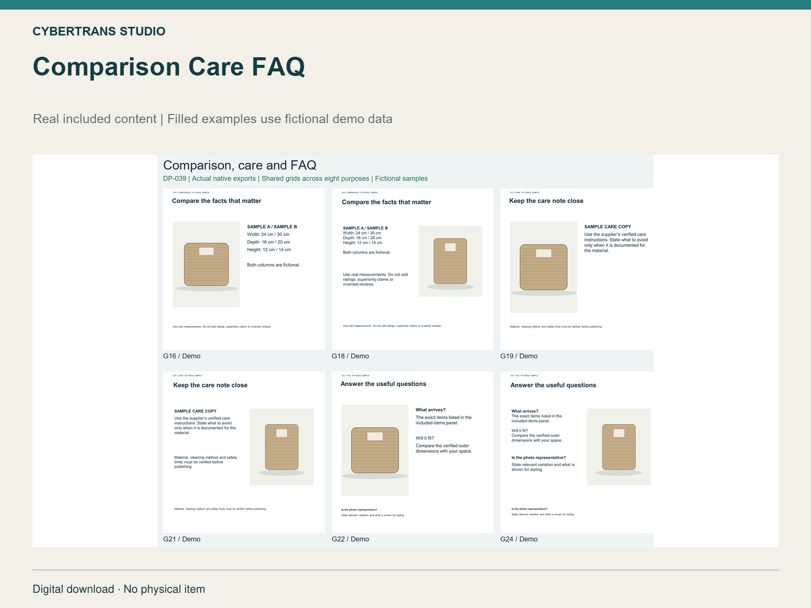 Comparison Care FAQ