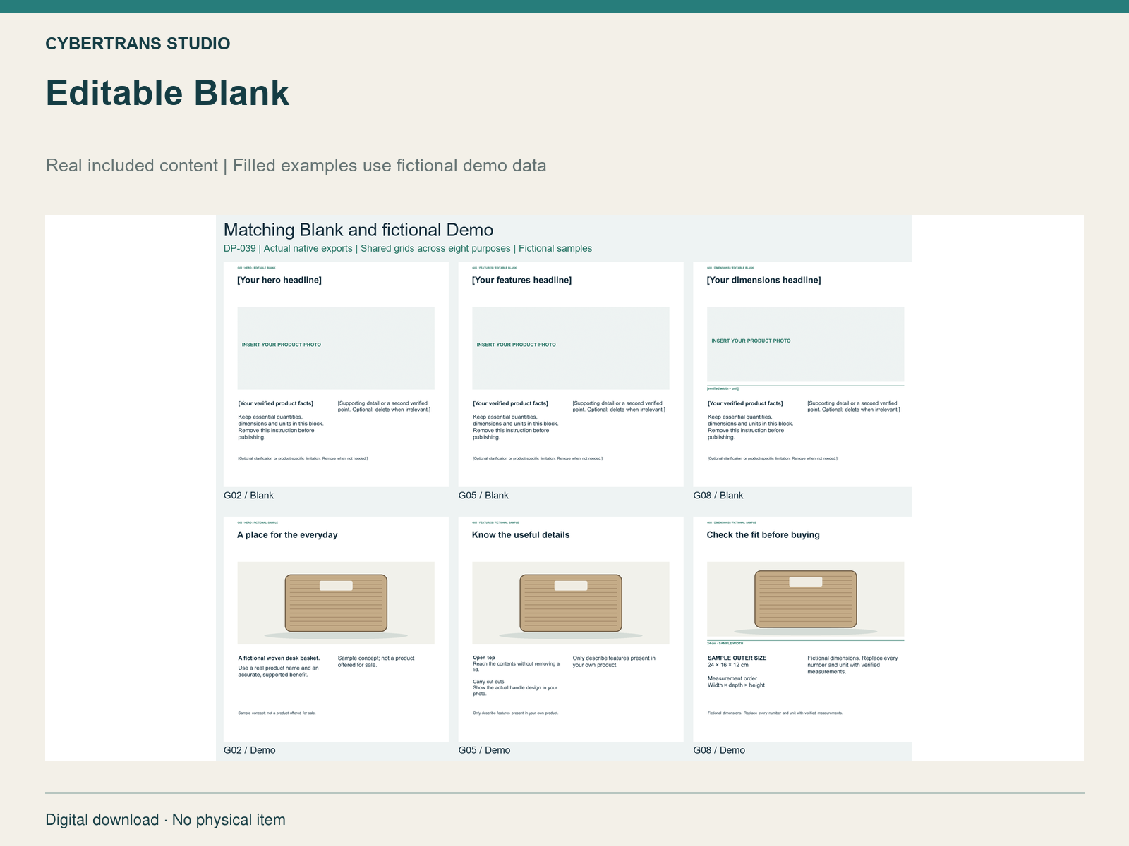 Editable Blank