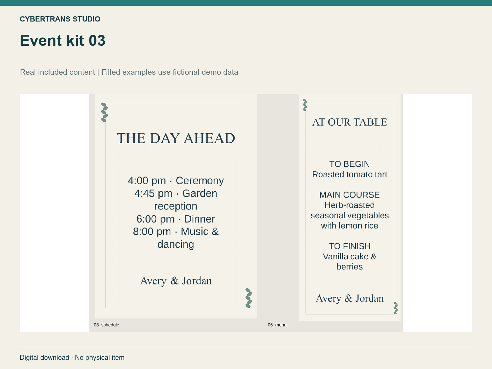 Event kit 03