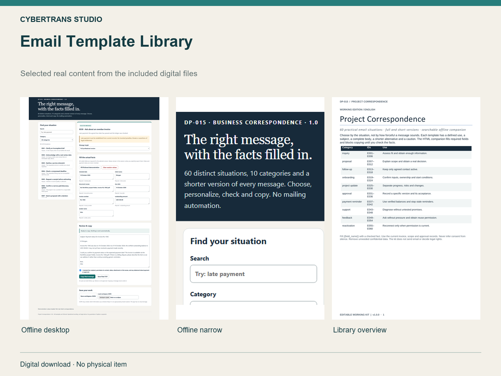 Email Template Library