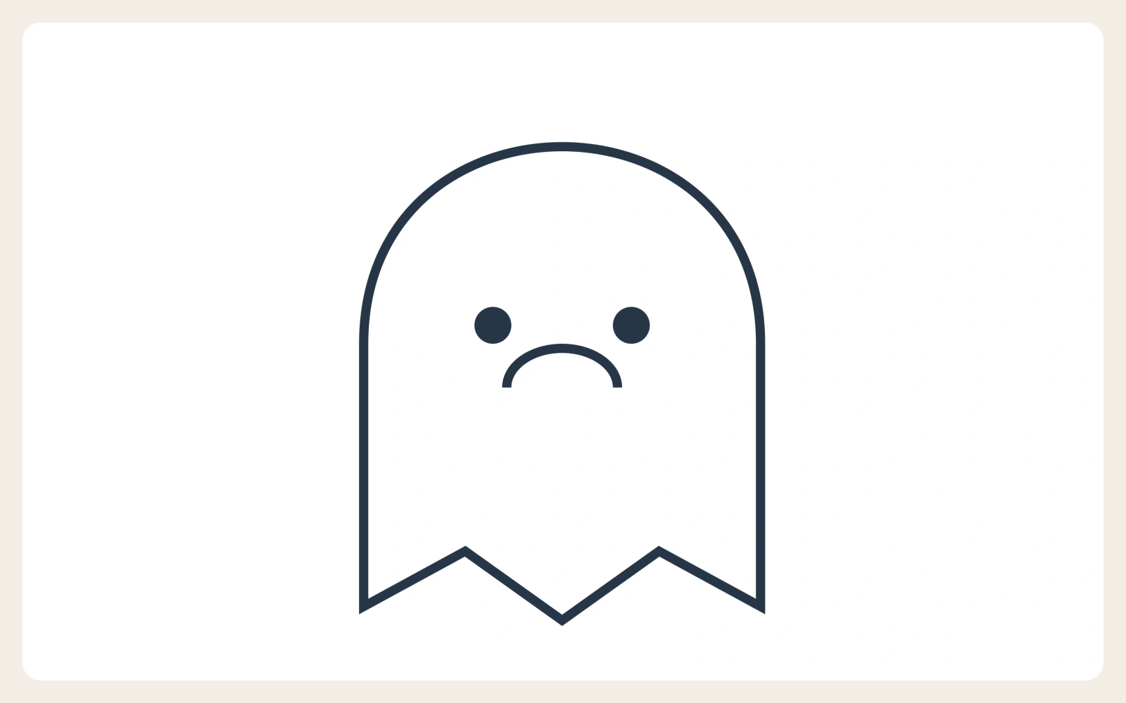 Tansy ghost illustration from the second treasure hunt component.