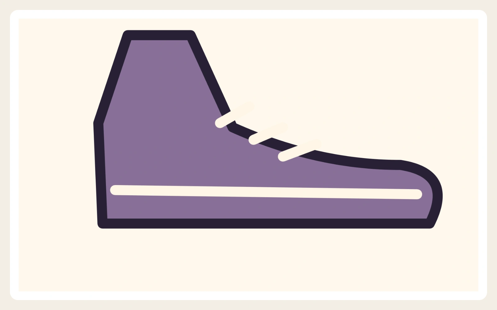 Shoe illustration from Pip’s Guided clue card.