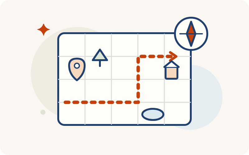 Map Skills Worksheets — Directions, Legends & Routes — Grades 2-4 — product overview
