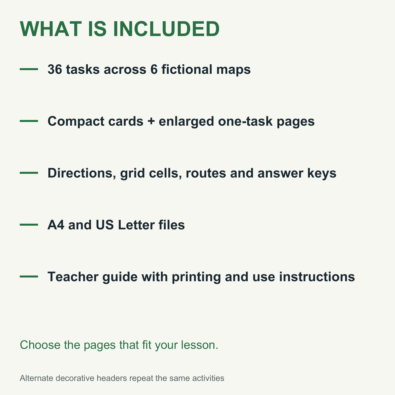 Map Skills Worksheets — Directions, Legends & Routes — Grades 2-4 — Files and formats supplied with this product.