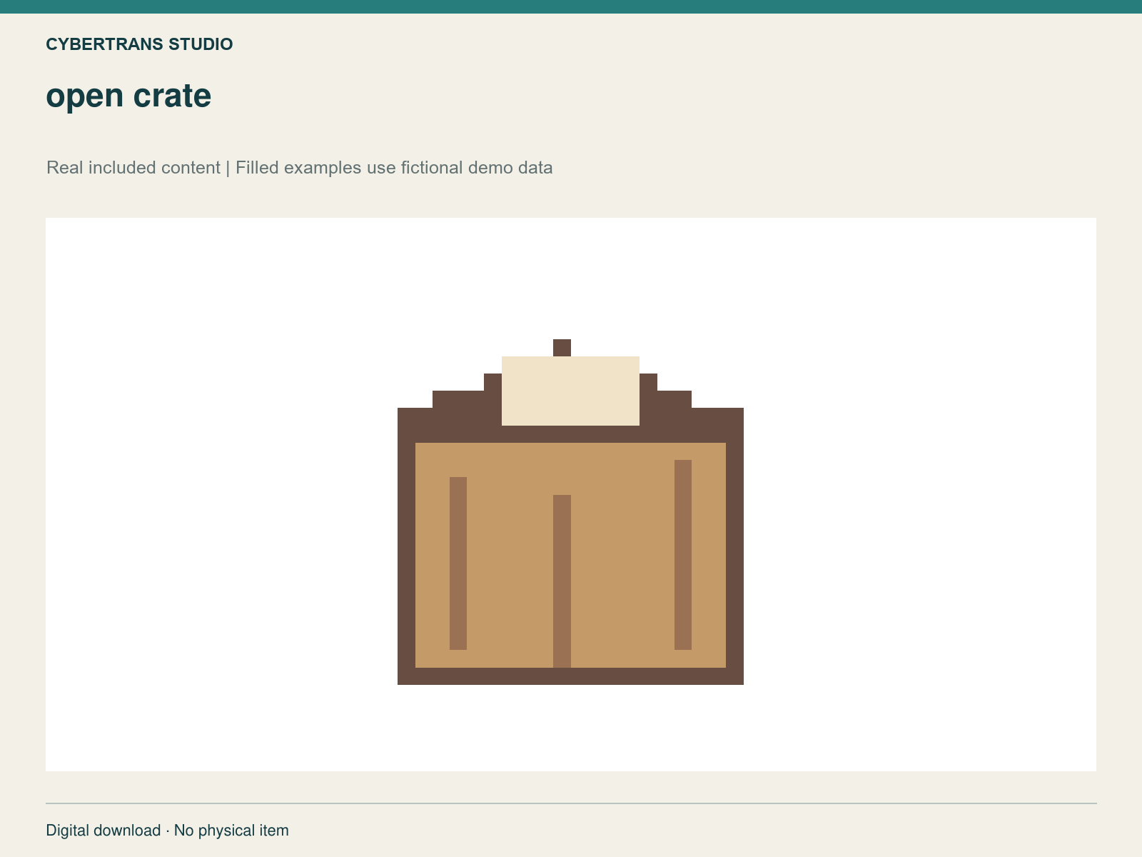 open crate