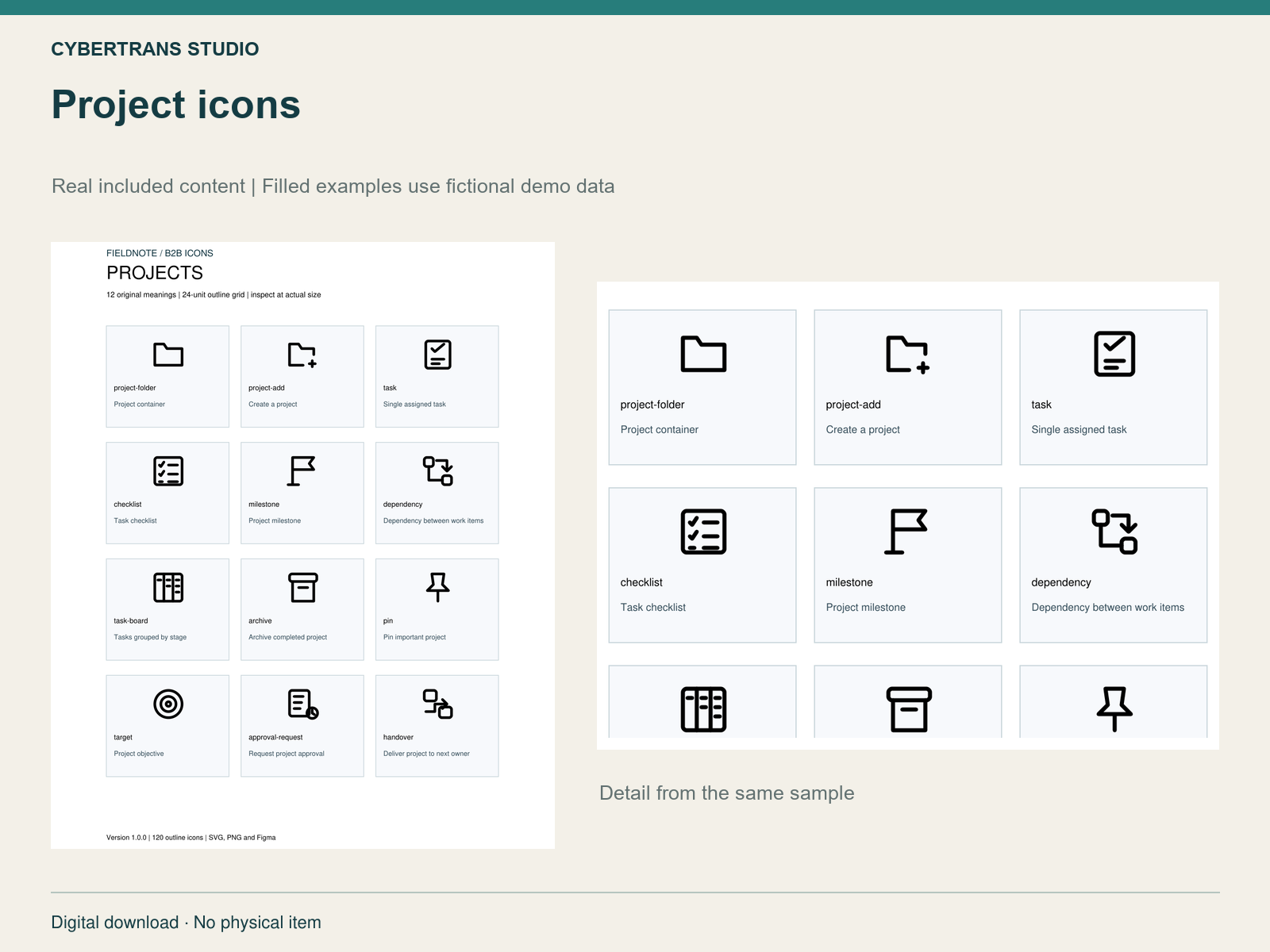 Project icons