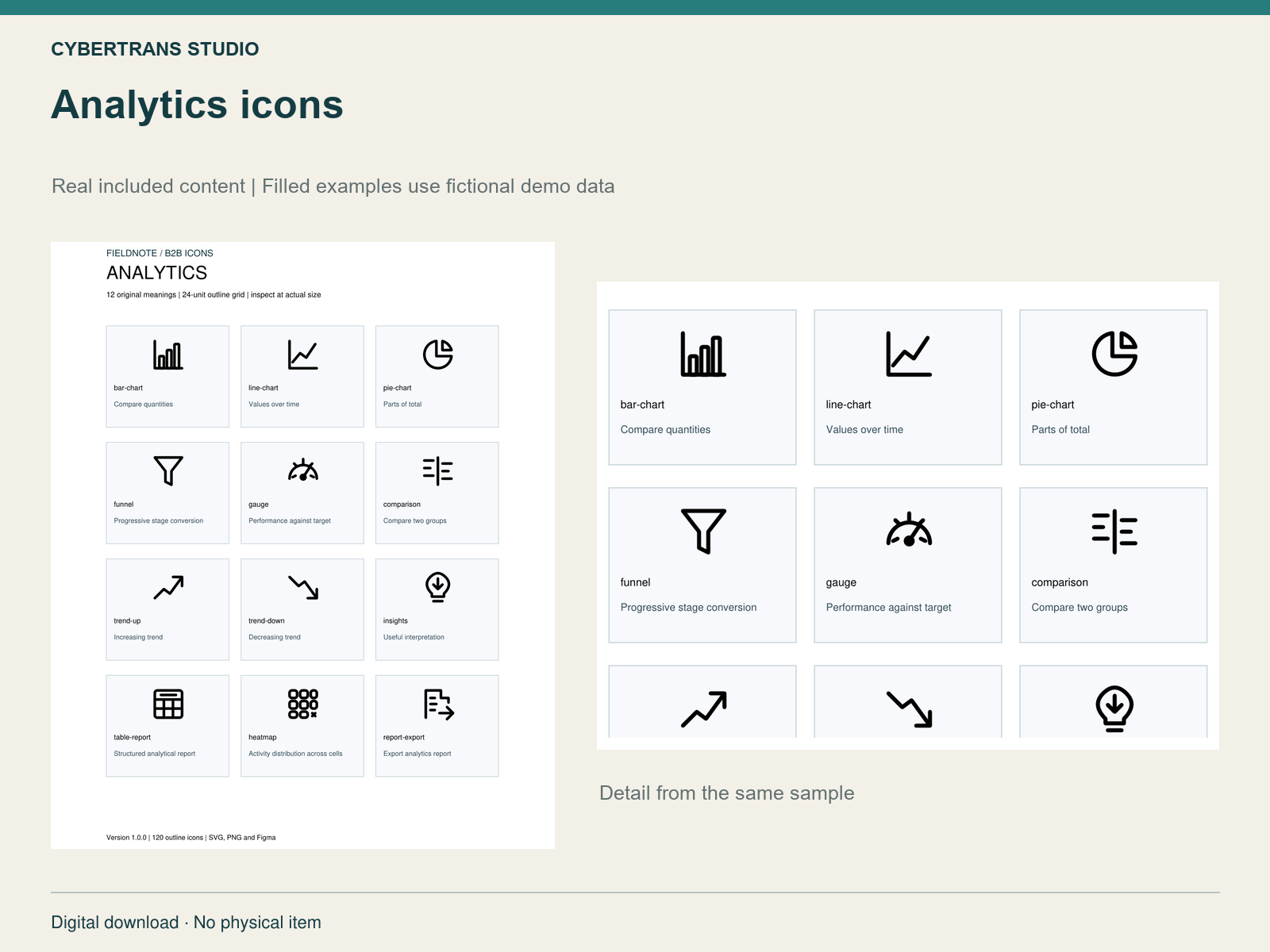 Analytics icons