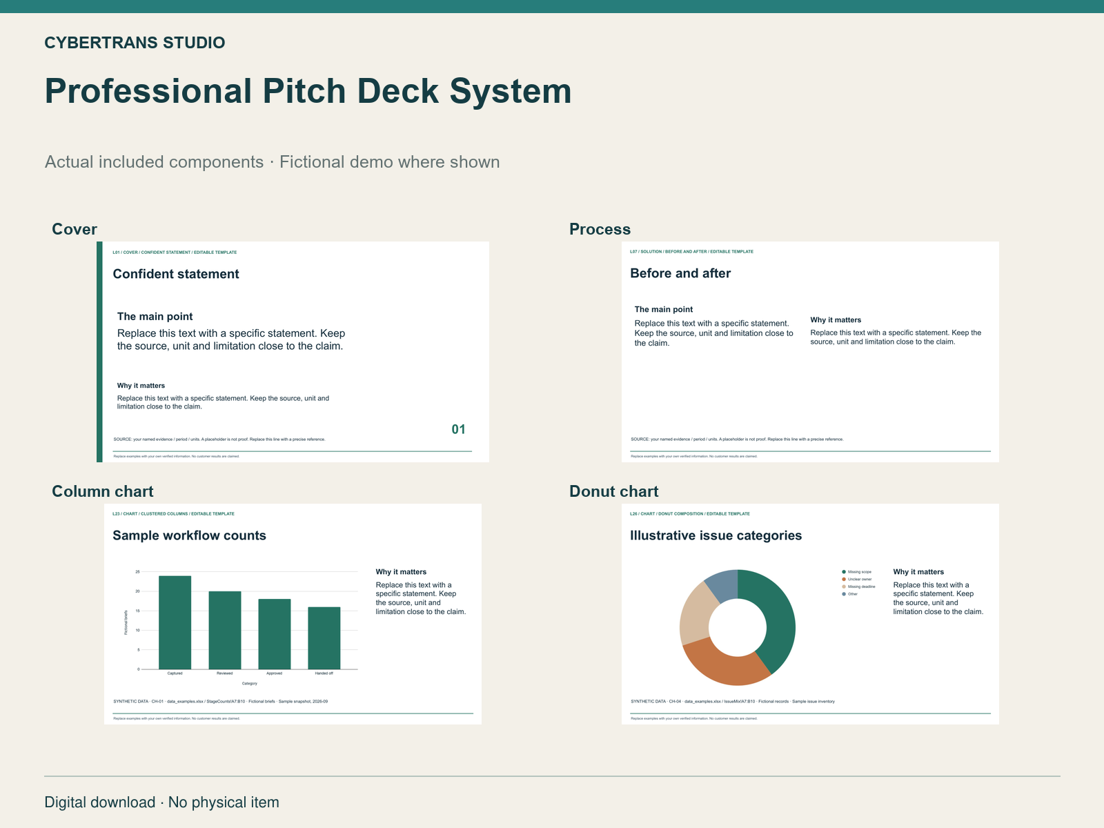 Professional Pitch Deck System