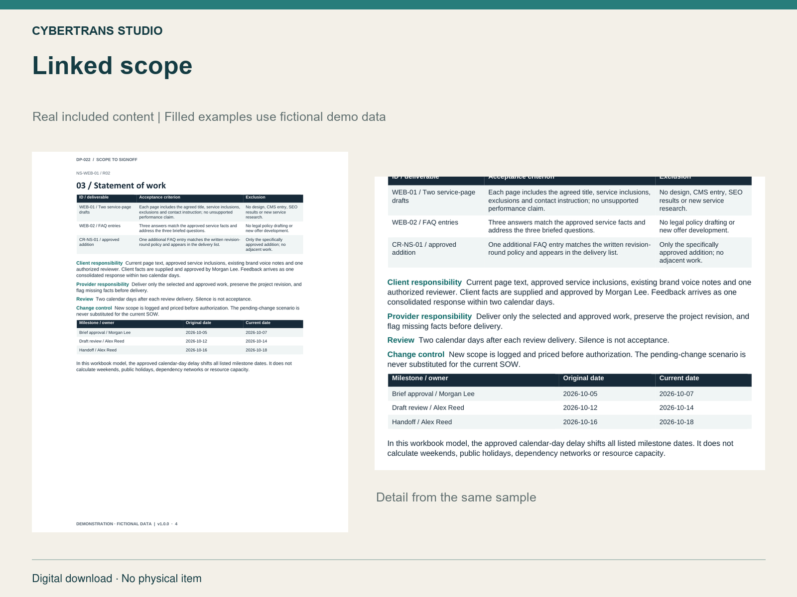 Linked scope