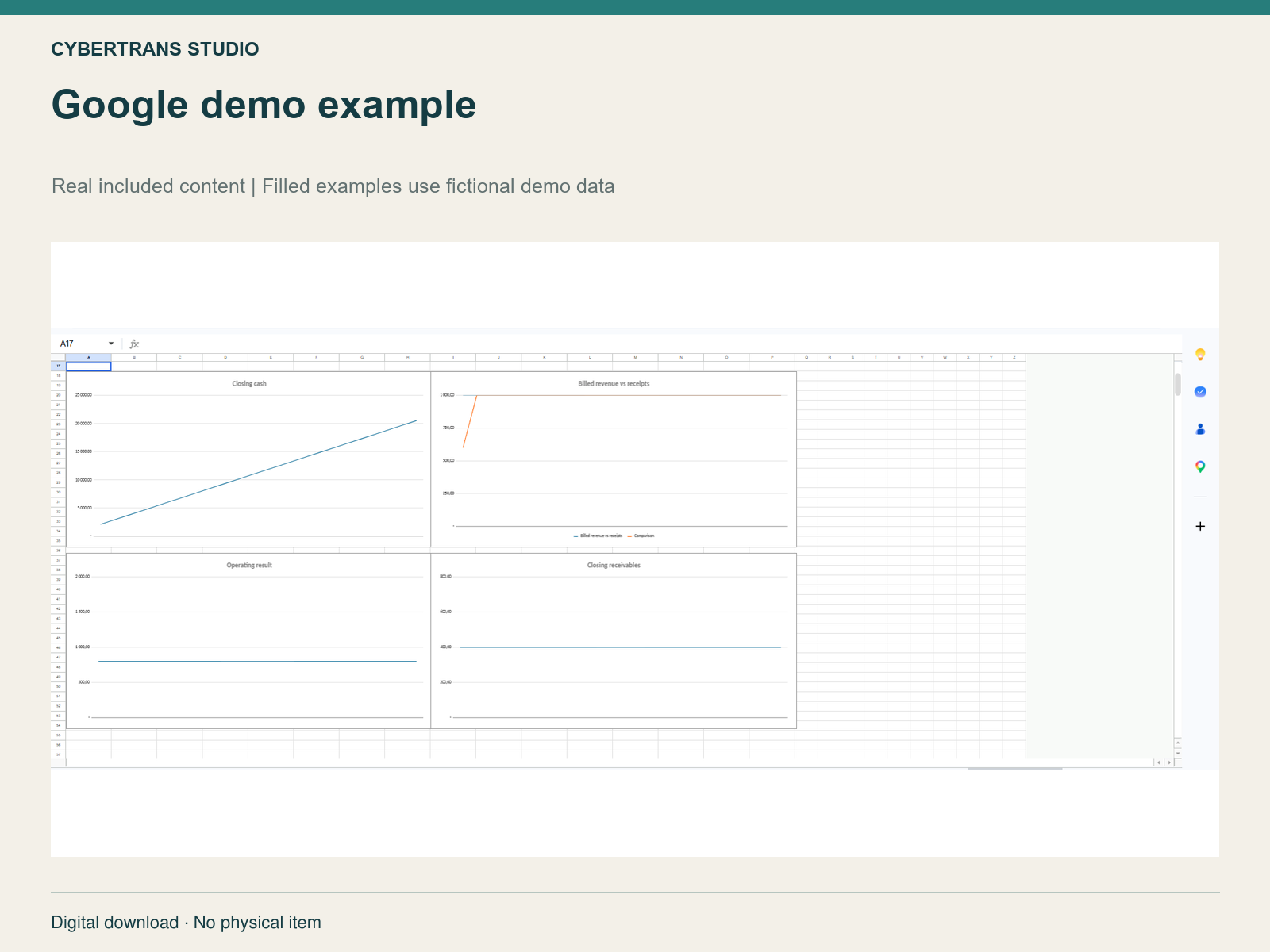 Google demo example
